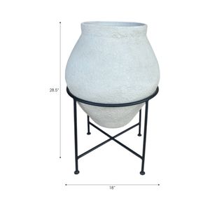 RUTHRUN IVORY PLANTER 29 (IN) 10