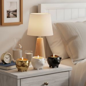 ARNETTCLIFF SET OF 3 VANILLA SANDALWOOD CANDLE 4 (IN) 11
