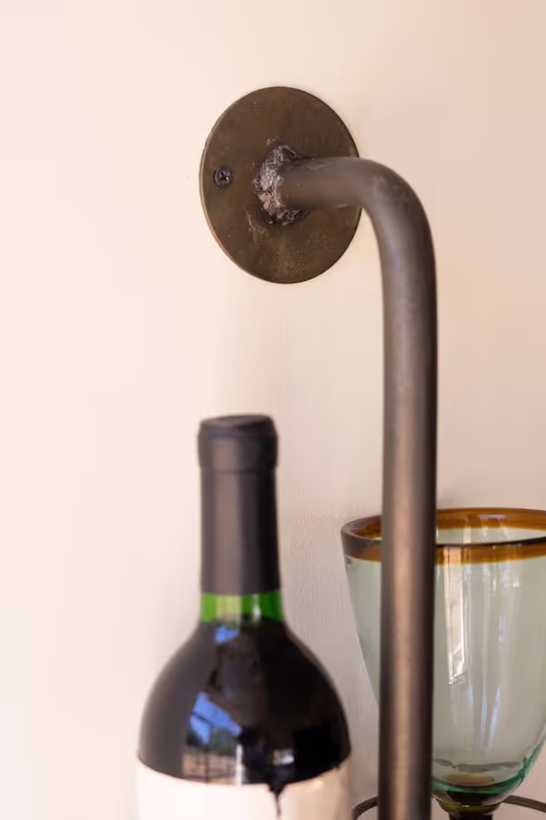 Metal Wall Wine Rack
