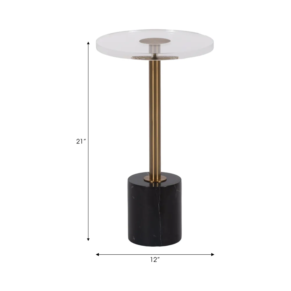 BROCKRIDGE CLEAR TABLE 21 (IN)