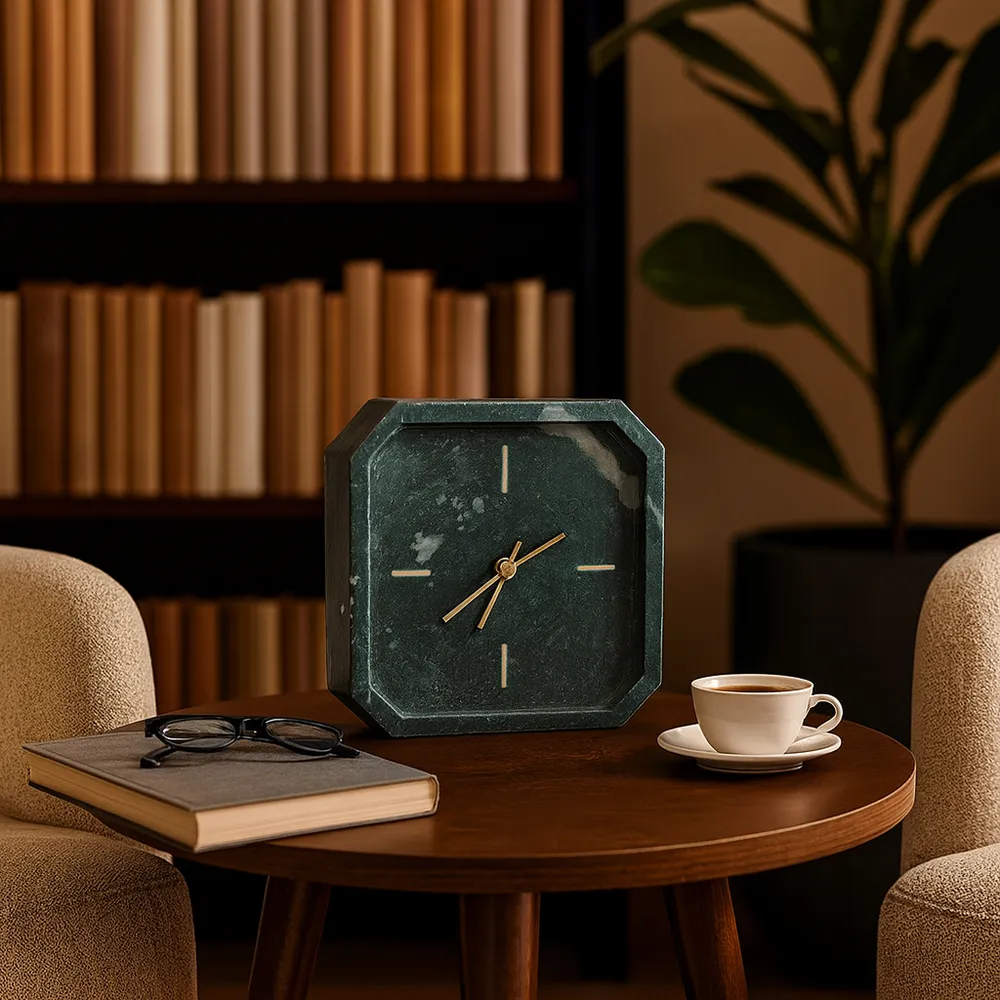 VALESTONE GREEN CLOCK 8 (IN)