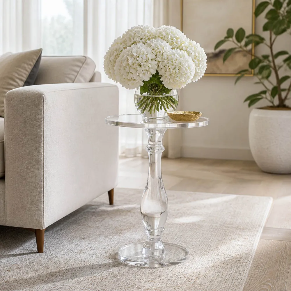 HESTONVIEW CLEAR TABLE 20 (IN)
