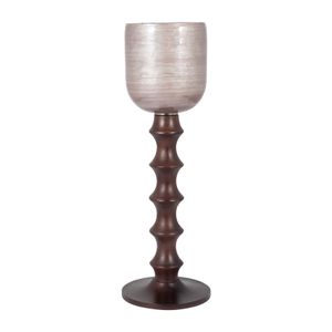 HENLEYSTONE PINK GLASS 24 (IN) 1