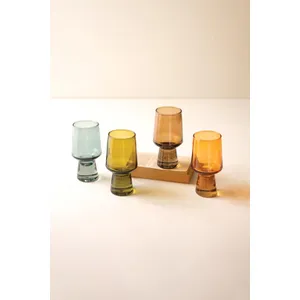 Set of 4 Solid Base Tumblers 1