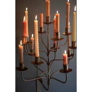 Iron 13 Taper Wall Candelabra 3
