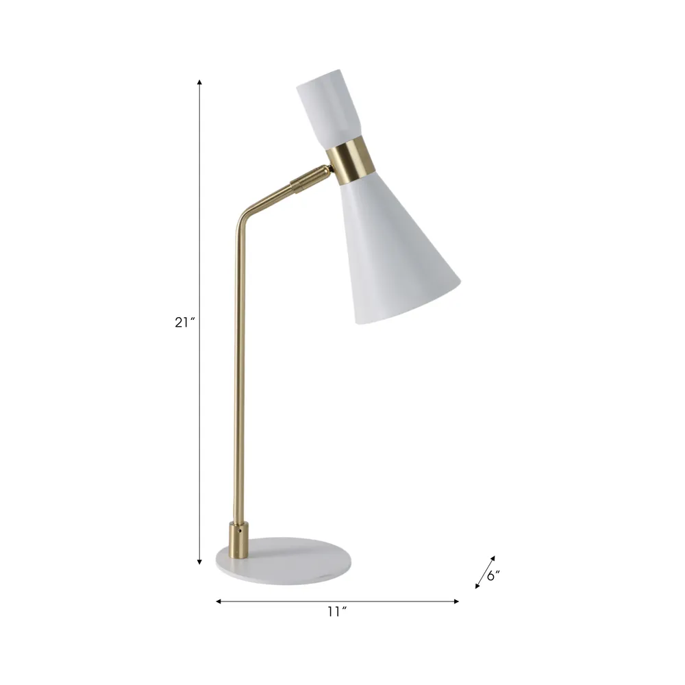 HEYDONHAVEN WHITE LAMP 21 (IN)