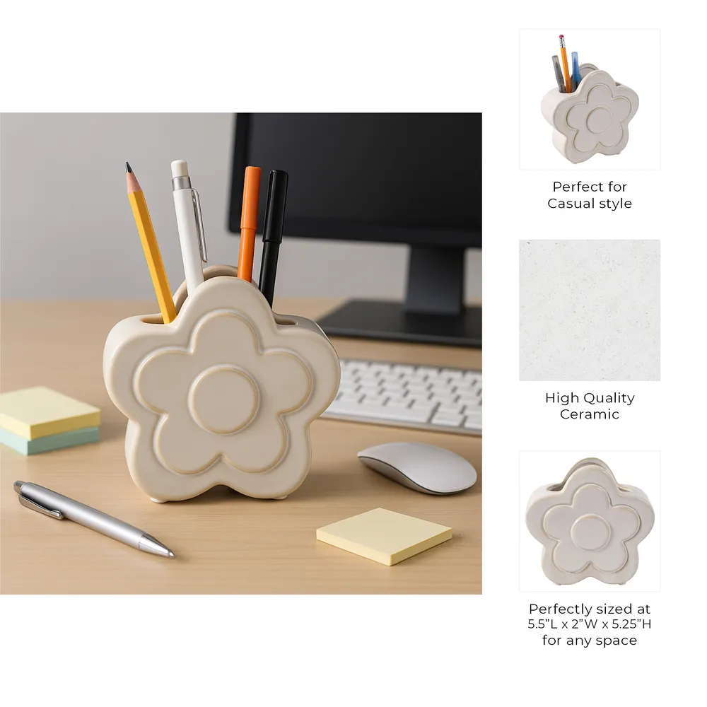 GRANTPORT IVORY PENCIL CUP 6 (IN)