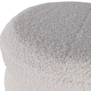 BLAINERIDGE IVORY OTTOMAN 18 (IN) 7