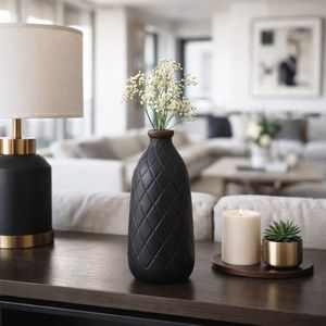 EMMONSFORD BLACK VASE 12 (IN) 2