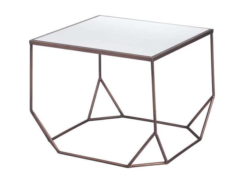 Arzon Coffee Table Set Bronze 6