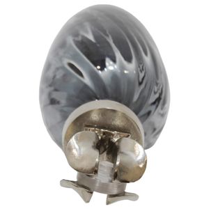 FORDHAMDALE GRAY GLASS VASE 16 (IN) 8