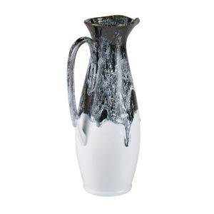 Gallemore Pitcher - Black and White Glazed 2