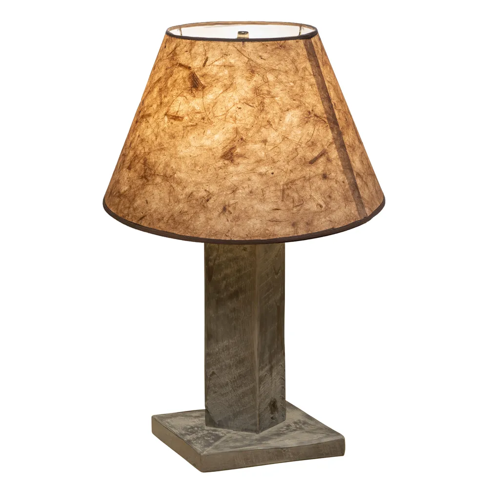 WoodShop Table Lamp without Lamp Shade