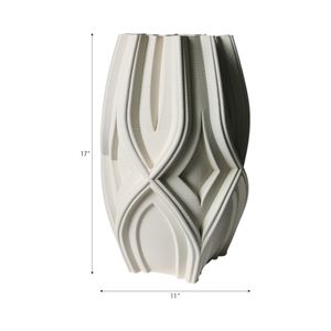 SYLVANBEACH IVORY VASE 17 (IN) 7