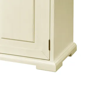 Locksmith Credenza - 4 Door Cream 4