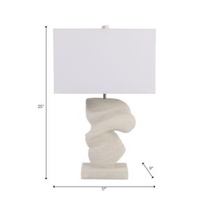 NEWTONWORTH IVORY LAMP 25 (IN) 10