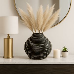 KEATONOAK BLACK VASE 16 (IN) 11