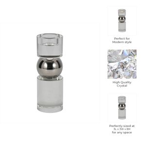 VERAFORD CLEAR CANDLESTICK 8 (IN) 9