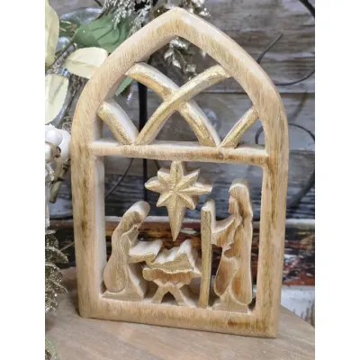Christmas Stable 9x6in