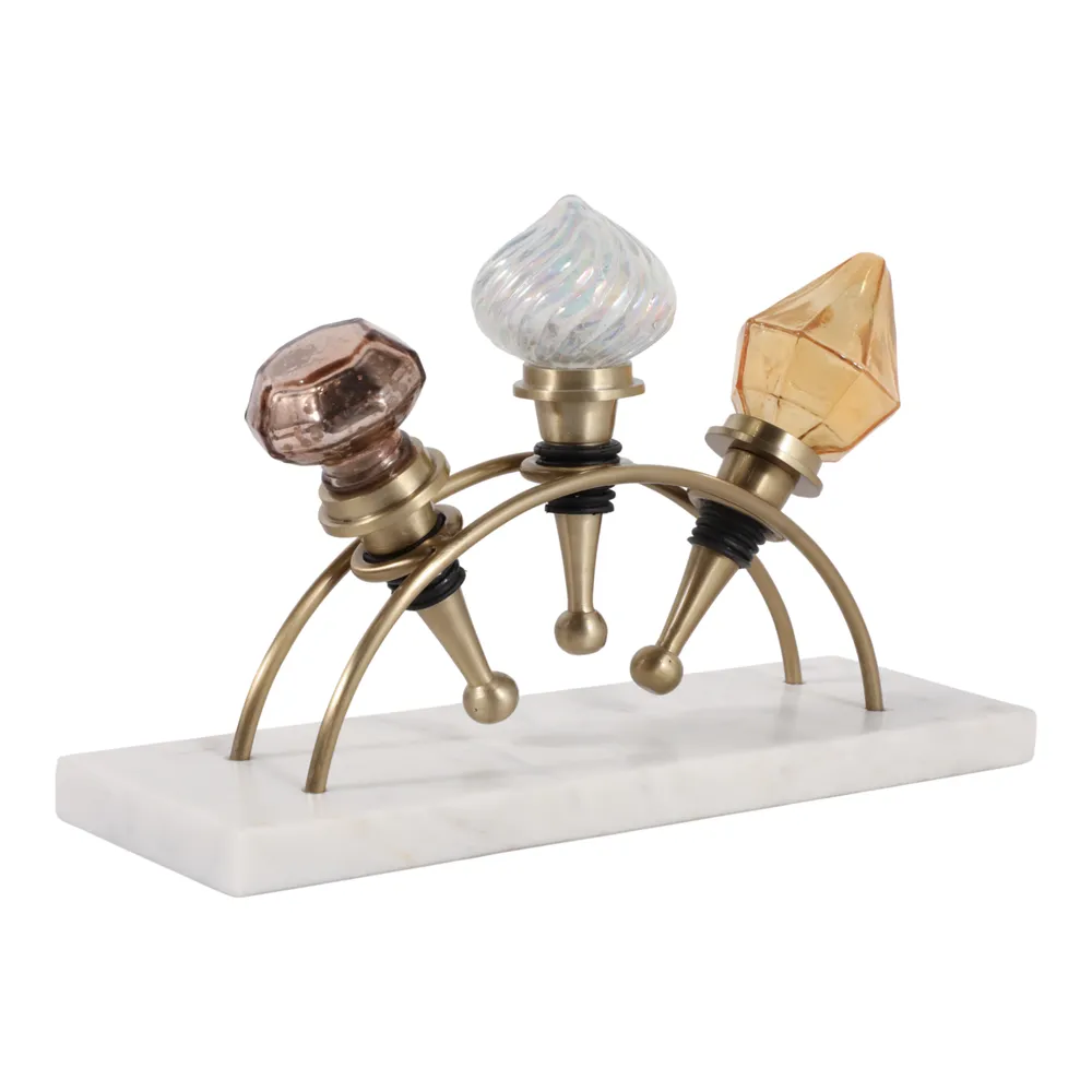 HOUSTONSHAW SET OF 3 GOLD BAR ACCESSORIES 7 (IN)