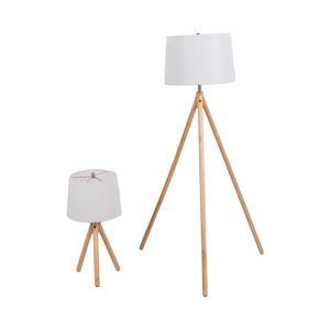 DARRENMOOR SET OF 2 BROWN LAMPS 59 (IN) 1