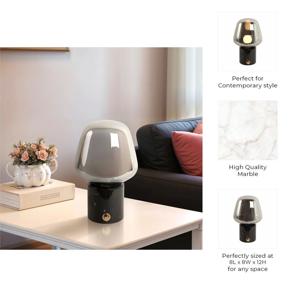 REXFIELD BLACK LAMP 12 (IN)