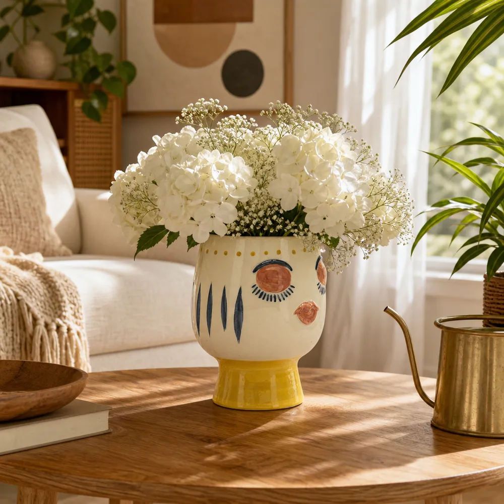 ROSSLAND IVORY PLANTER 8 (IN)