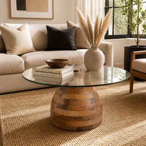 BLAINESHAW BROWN COFFEE TABLE 18 (IN) 10