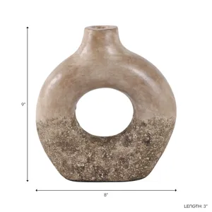COVEDALE IVORY VASE 9 (IN) 9
