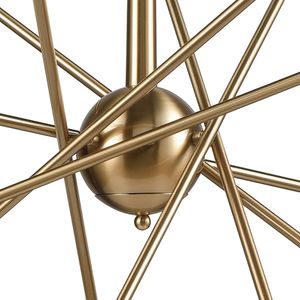 Delphine 38'' Wide 14-Light Chandelier - Satin Brass 4