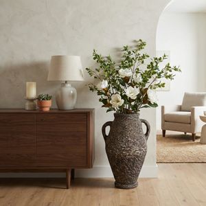NATESTONE BROWN VASE 31 (IN) 13