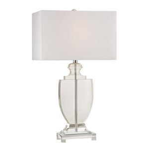 Avonmead 26'' High 1-Light Table Lamp - Clear 1