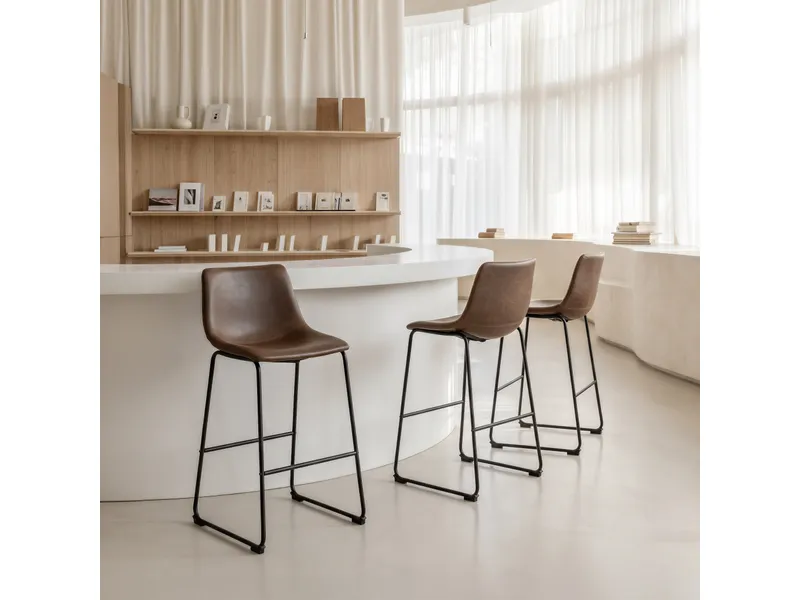 Smart Barstool Vintage Espresso 10