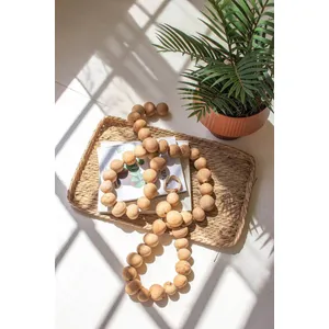 Dried Gourd Ball Garland 1