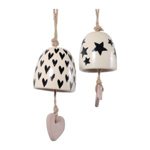 LENNONWIND SET OF 2 IVORY BELL 12 (IN) 3
