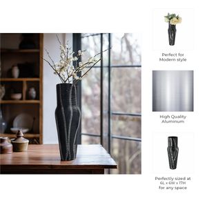 SAGEVALE GRAY VASE 17 (IN) 9