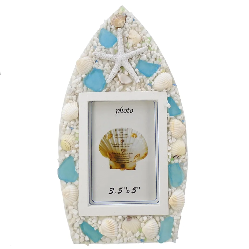 3.5"X5" SHELL PHOTO FRAME