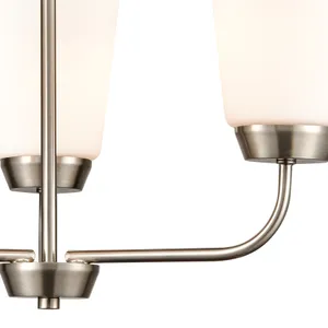 Winslow 19'' Wide 3-Light Chandelier - Brushed Nickel 3