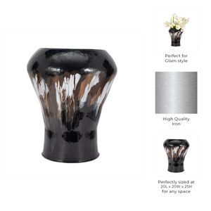ANTONMILL BLACK VASE 25 (IN) 10