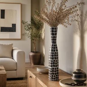 GAINES BLACK VASE 30 (IN) 11