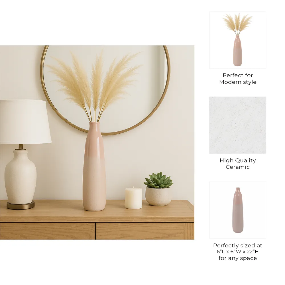 HARDYPARK PINK VASE 22 (IN)