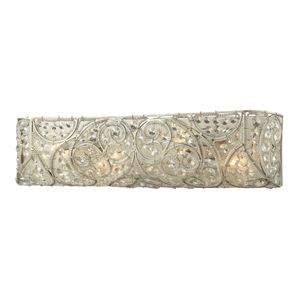 Andalusia 24'' Wide 4-Light Vanity Light - Aged Silver 1
