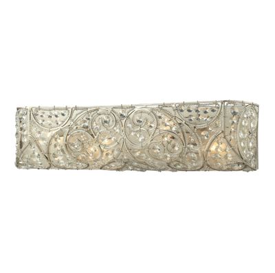 Andalusia 24'' Wide 4-Light Vanity Light - Aged Silver