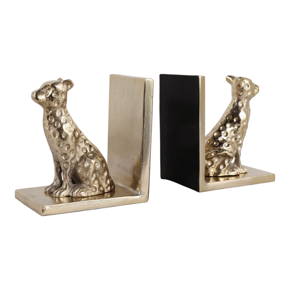 HAXTONFIELD SET OF 2 GOLD BOOKENDS 7 (IN)