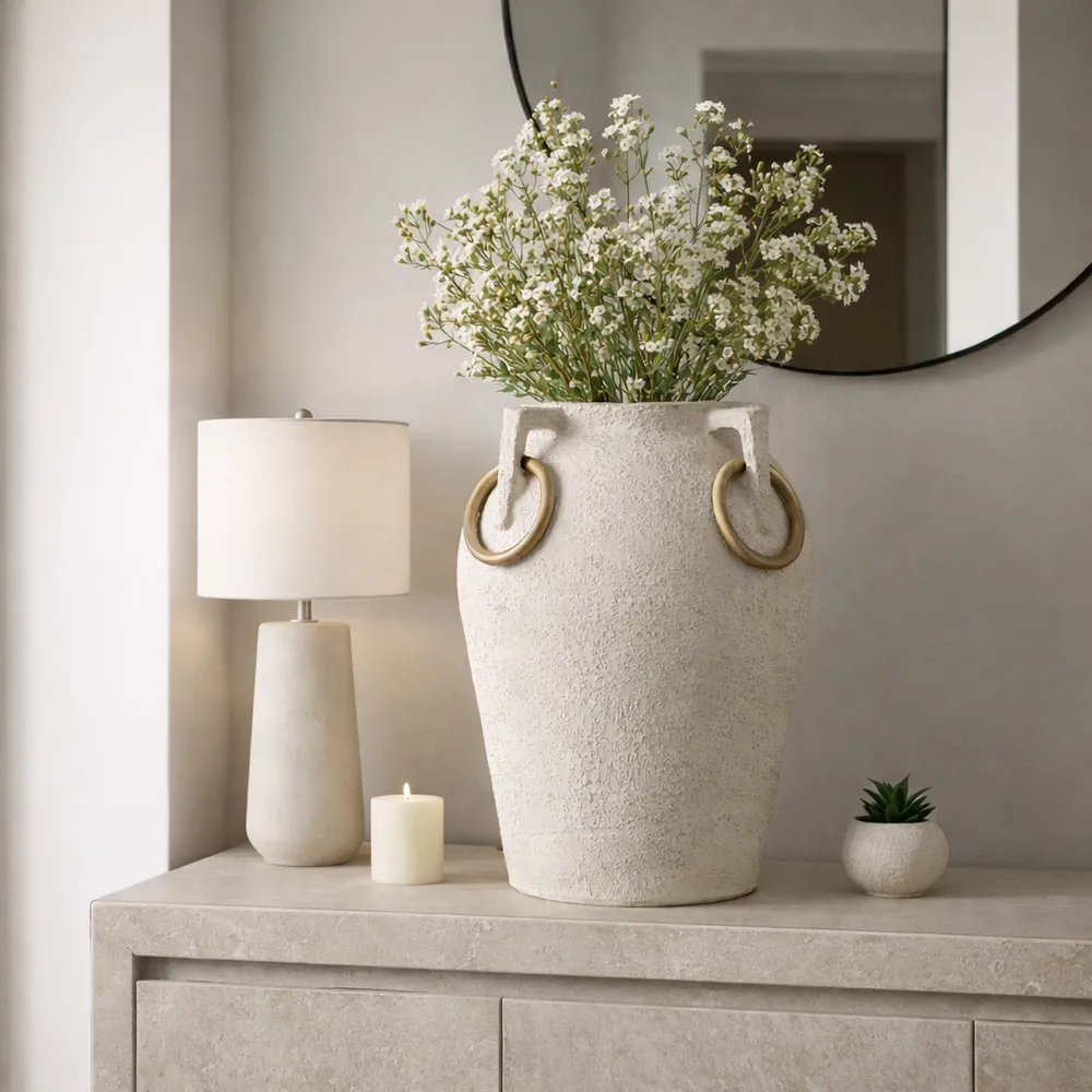 JASPERGROVE IVORY VASE 26 (IN)