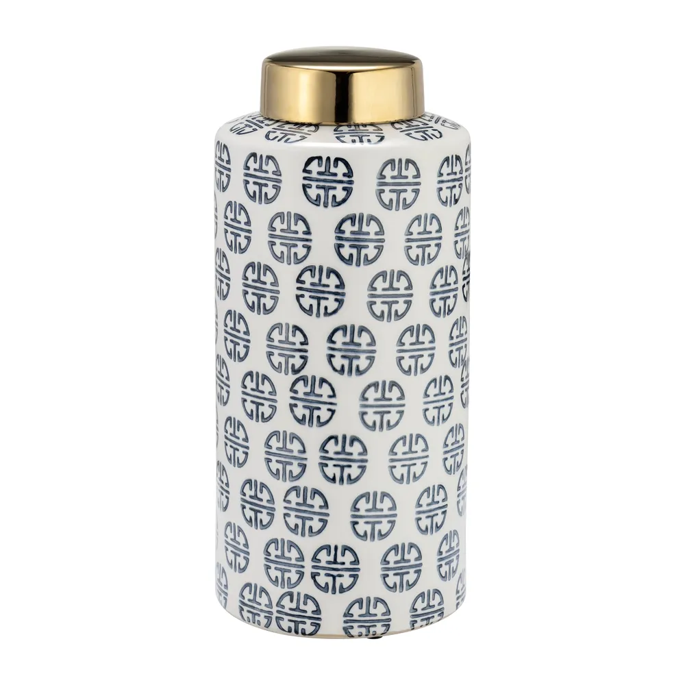 DORIANWORTH BLUE JAR 13 (IN)
