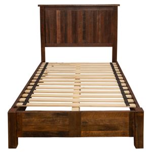 Barnwood Traditional Bed with Rail System - King 5