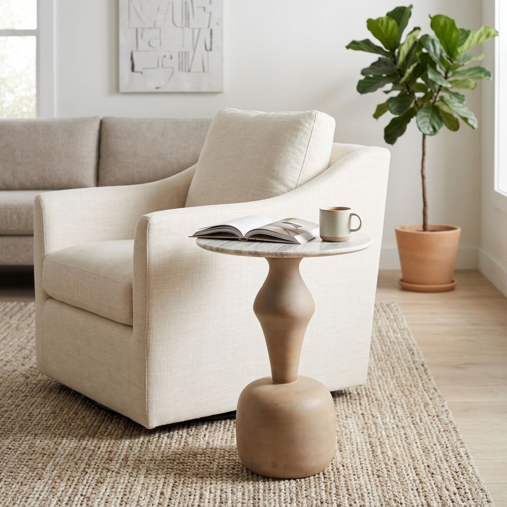 DAYTONFIELD TAN TABLE 22 (IN)