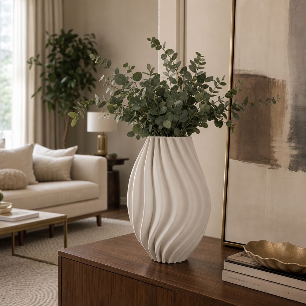 KEATONRUN IVORY VASE 16 (IN)