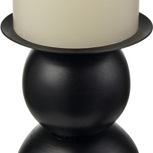 Dana Candleholder - Set of 2 Black 8